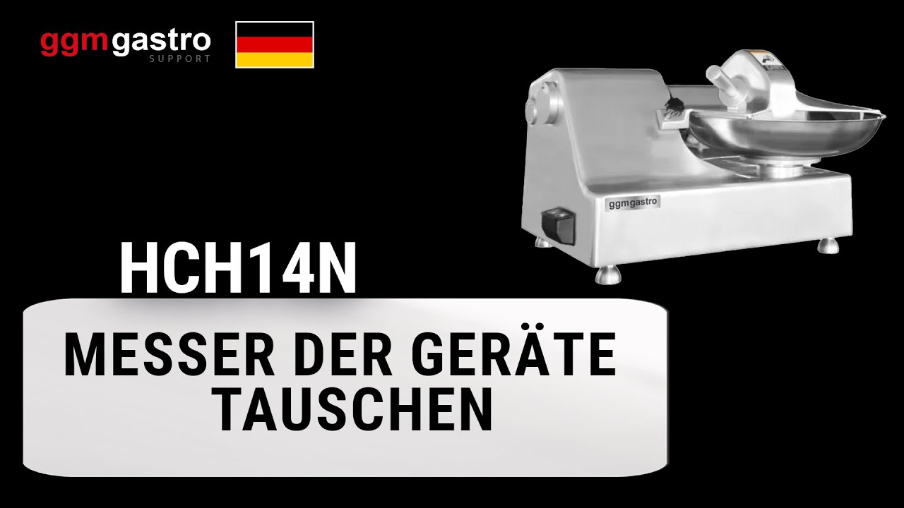 HCH Horizontaler Cutter Messer tauschen