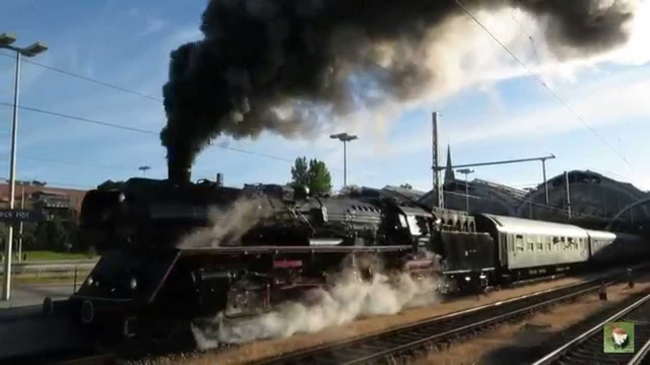 Dampflok 03 1010 und Diesellok 228 321 Lübeck Hbf 15.06.2014