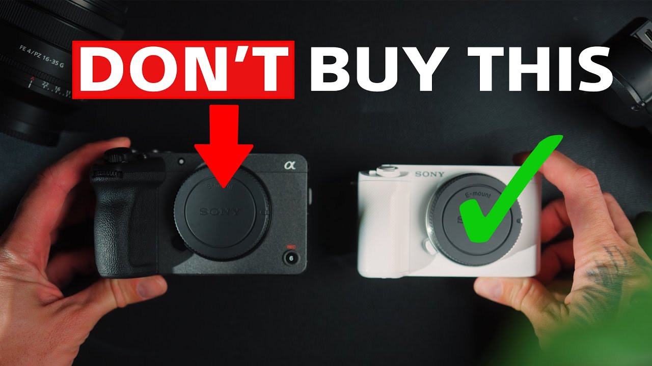 Don't make a MISTAKE- Sony 2026 Camera list