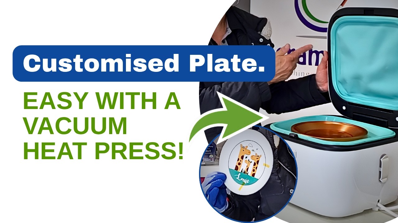 How to use Sublimation Printing for a Polymer Plastic Plate | Vacuum Heat Press