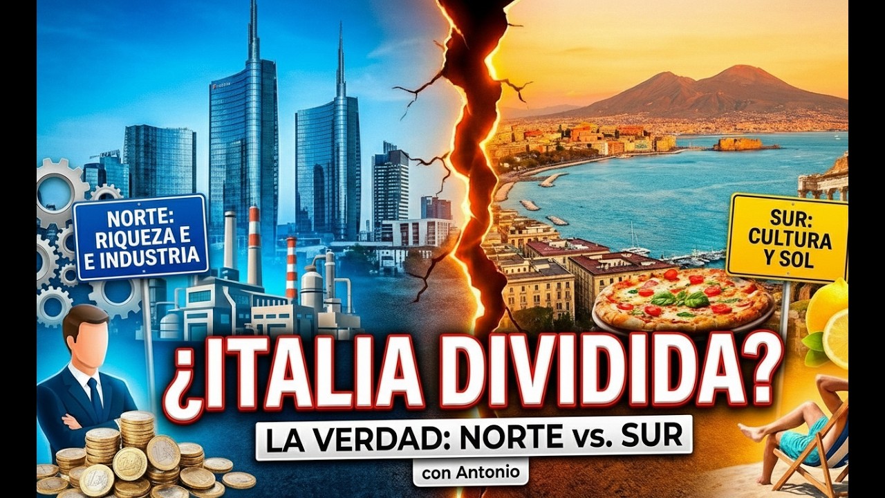 ¿Por qué Italia está dividida en dos? 🇮🇹 Norte vs Sur: La Verdad que nadie te cuenta  | Episodio 11