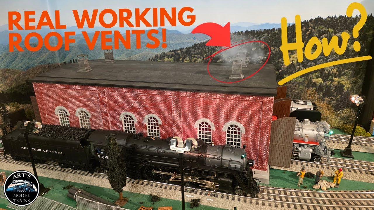 I Added Working Roof Vents to My Engine House — Here’s How!