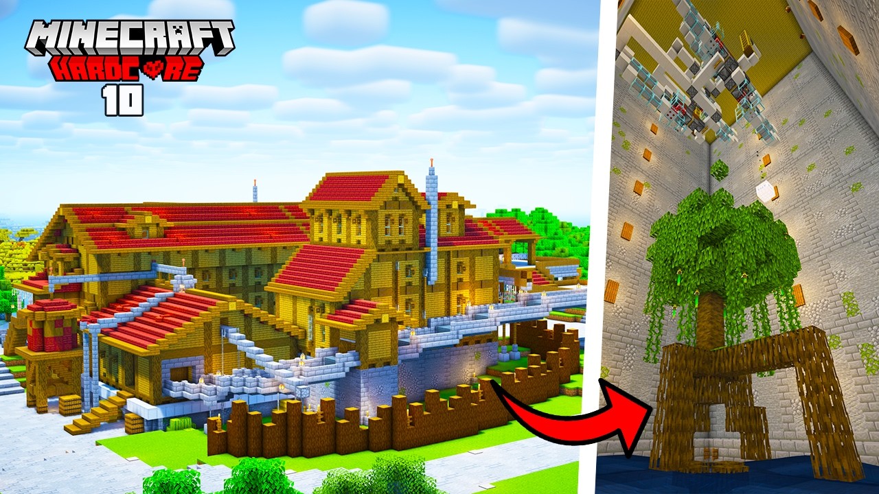 Ik Bouw een MEGA Houtfabriek in Hardcore Minecraft!