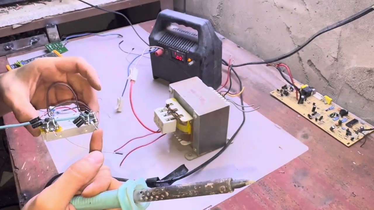 اصنع انفيرتر 12V إلى 220V بنفسك | شرح عملي خطوة بخطوة