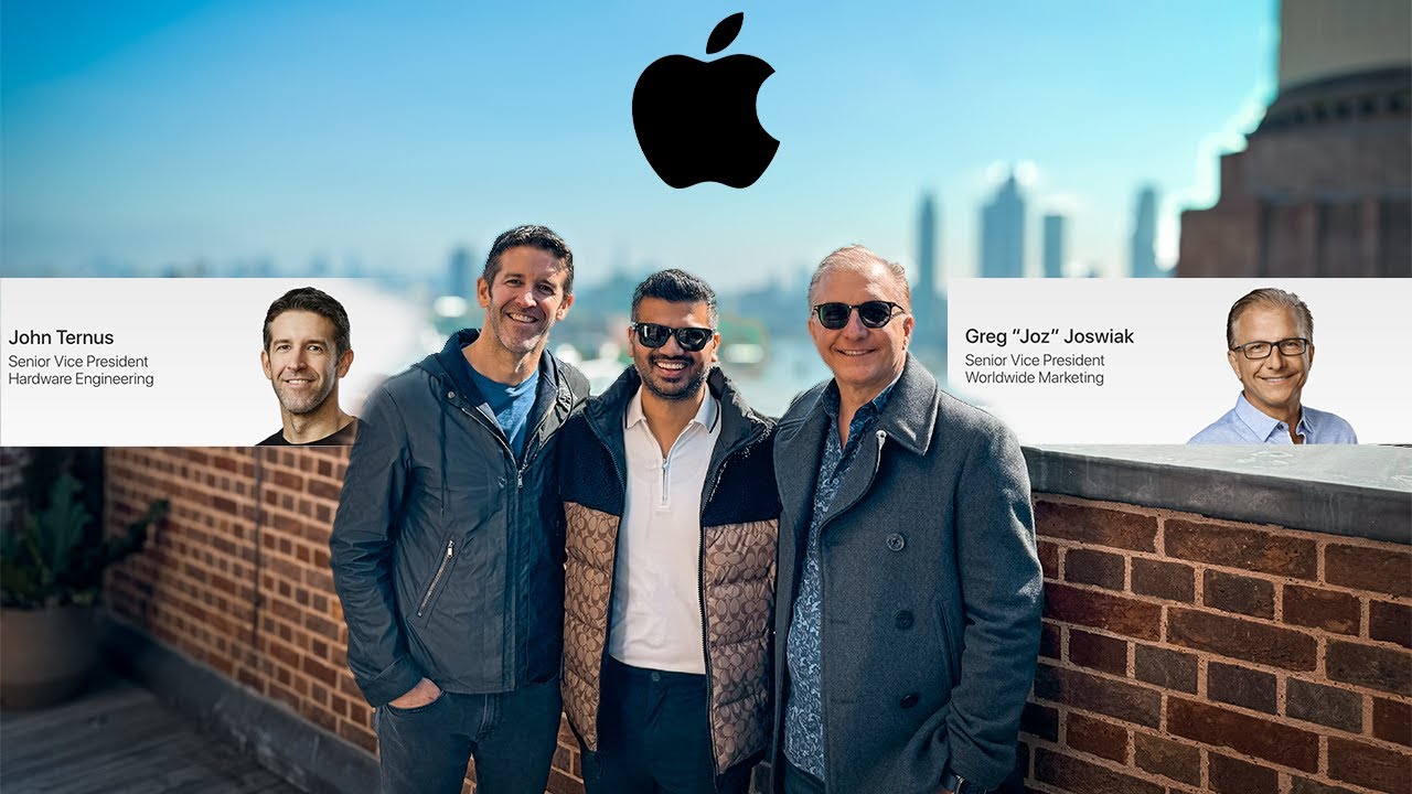 In conversation with Greg “Joz” Joswiak and John Ternus #AppleEvent #letloose