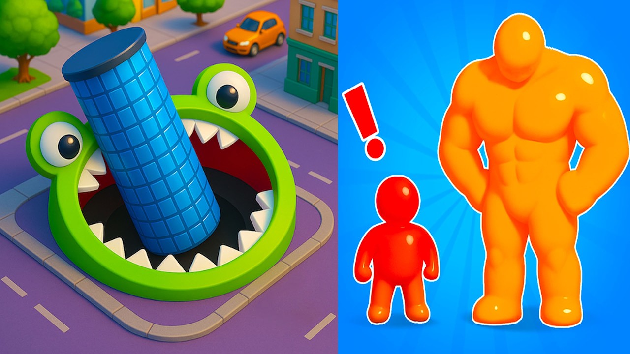Tall Man Run vs Hole.io || Epic GOAT Gameplay 🔥 Max Funny Moments Walkthrough (Android, iOS) EP 26