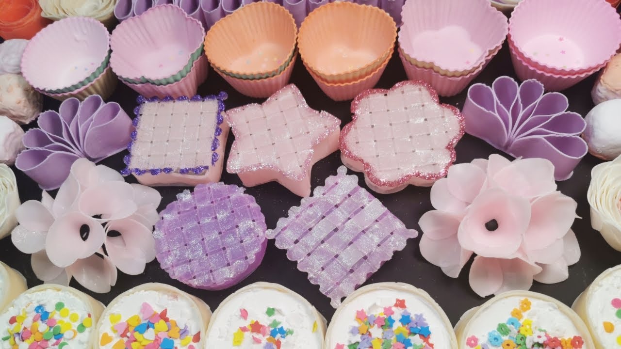 💜Crispy Bowl 🌸 Soap boxes 🌸 Clay cracking 🌸  Soap Balls 🌸 Soap Chips 🌸 Soap Roses💜