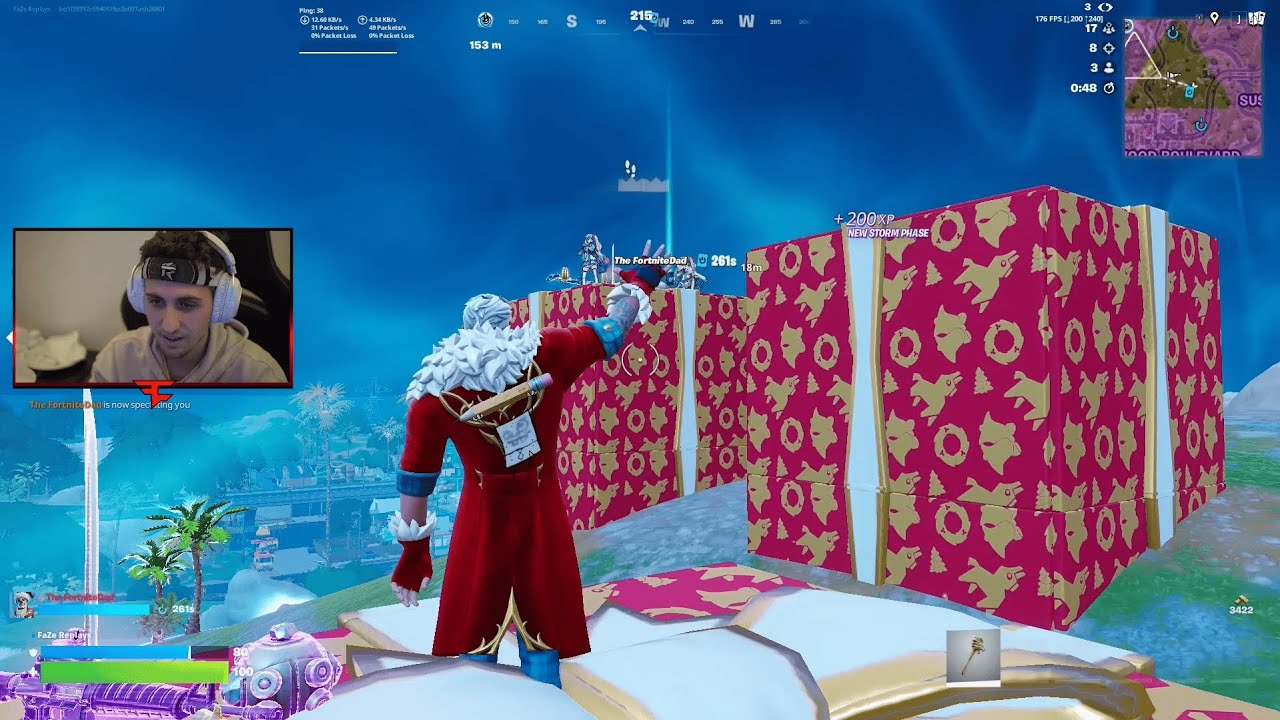 Giving out FREE Wins for Christmas in Fortnite!