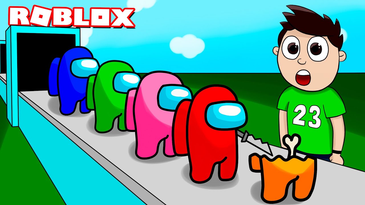 MI PROPIA FABRICA de AMONG US en ROBLOX !!