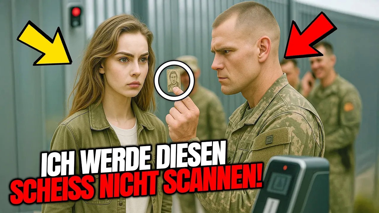 Sie zeigte einen nutzlos wirkenden Ausweis – sie lachten, doch dann wurde die Basis abgeriegelt