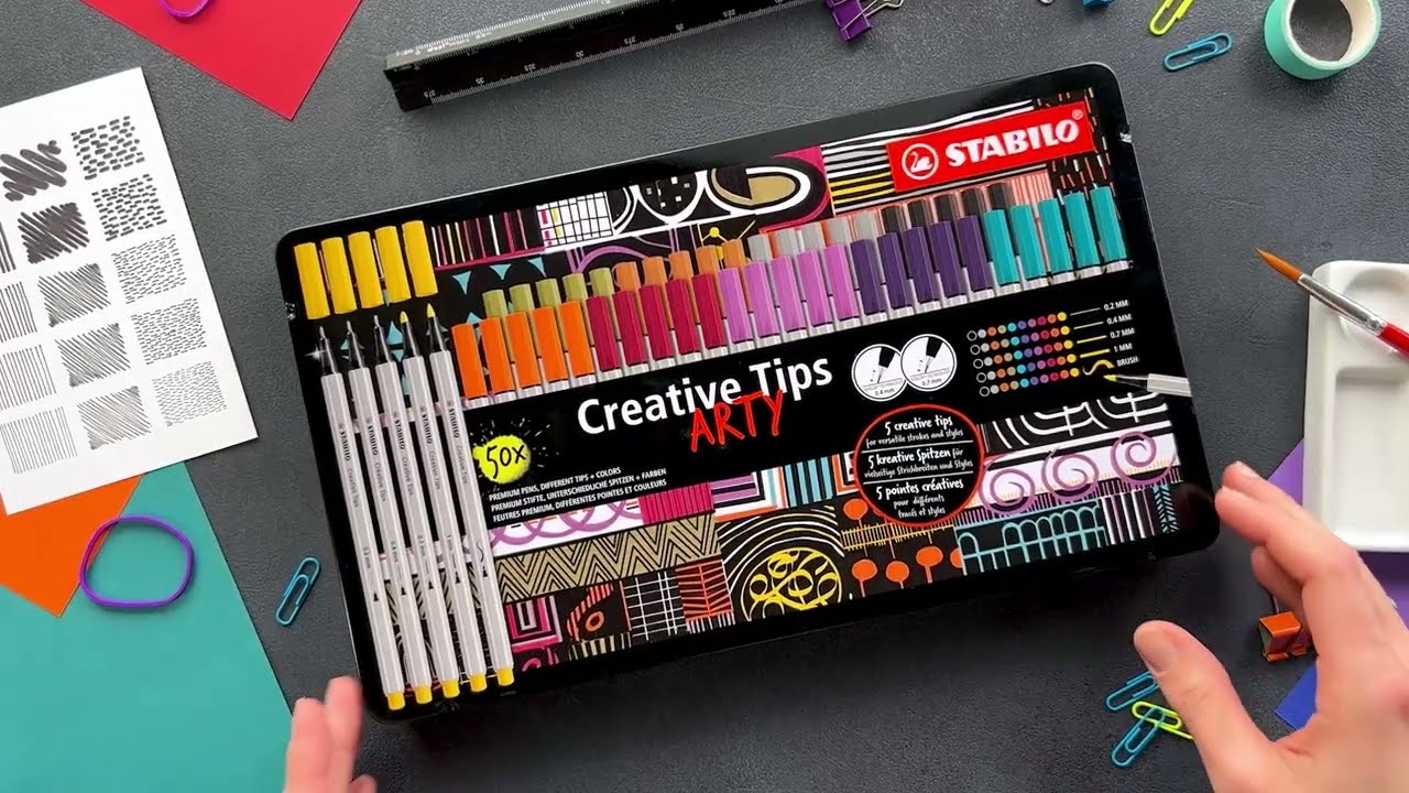 STABILO Creative Tips - Multi-Liner mit fünf verschiedenen Spitzen