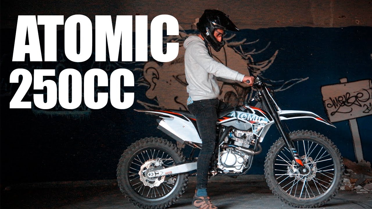 1º TESTE ATOMIC 250 CC A FUNDO ! | PITSHOP ATOMIC 250 CC