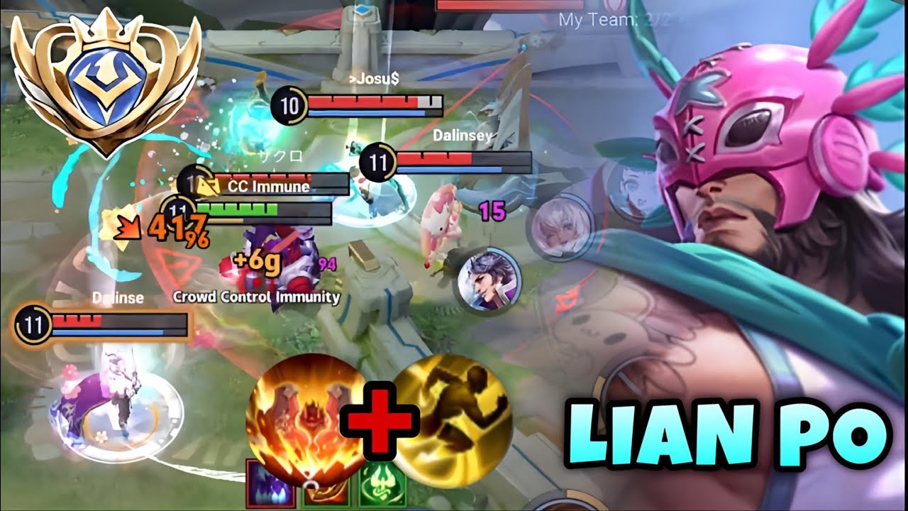 AGGRESSIVE LIAN PO ROAM BUILD + ROTATION IN HIGH RANK | LIAN PO TUTORIAL, BUILD & ARCANA | HOK