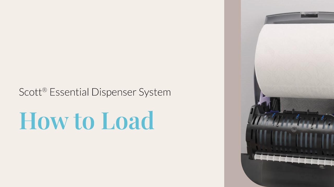How to Load the Scott® Essential Towel Dispenser System