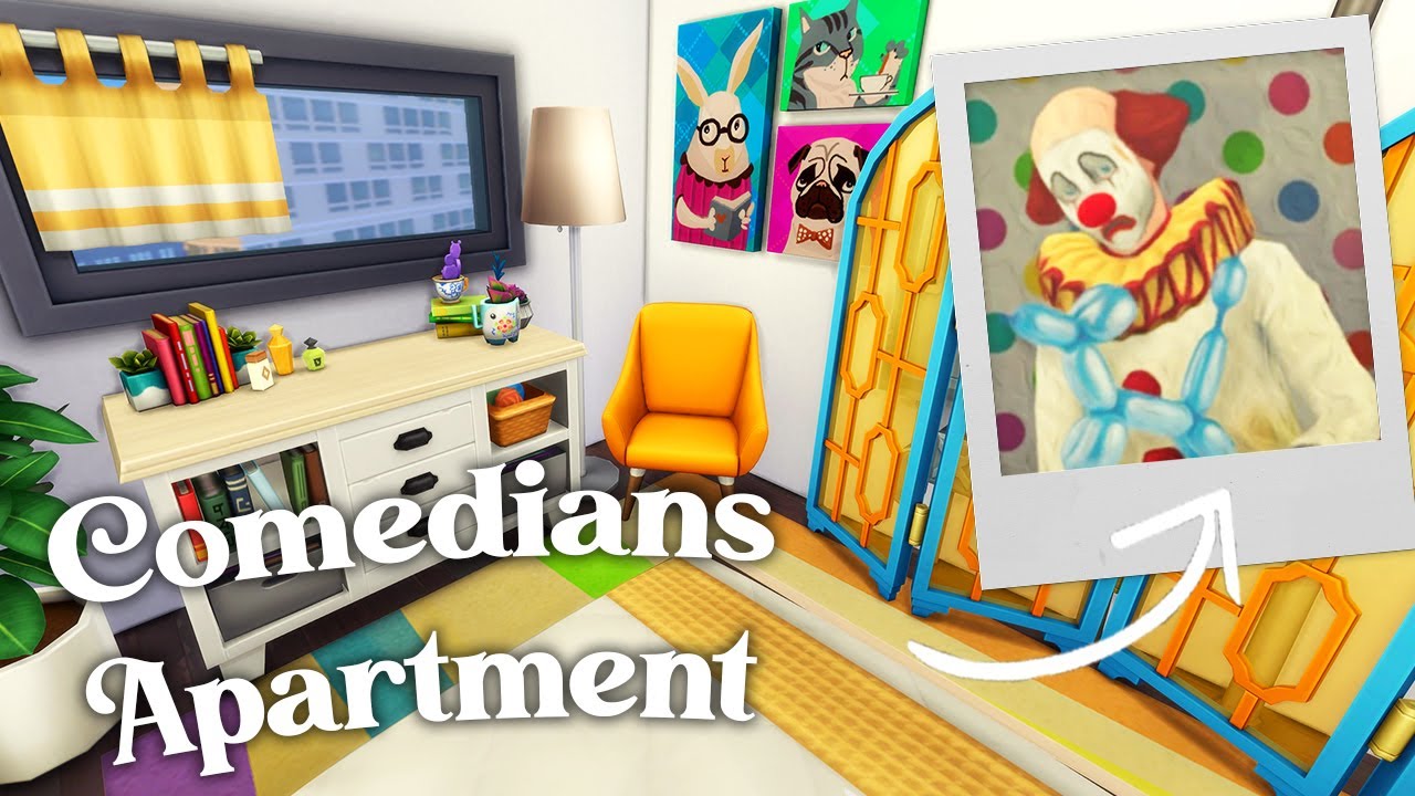 Quirky Comedians Apartment | The Sims 4 Speedbuild