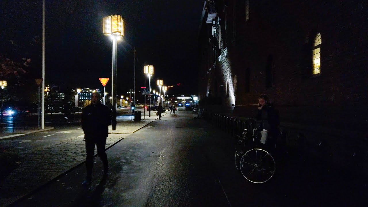 Night Walk in Stockholm: Hantverkargatan, Kungsholmen (4K)