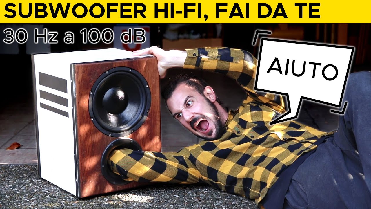 SUBWOOFER Fai Da Te Potente e Profondo, 100 dB a 30 Hz fanno TREMARE tutto