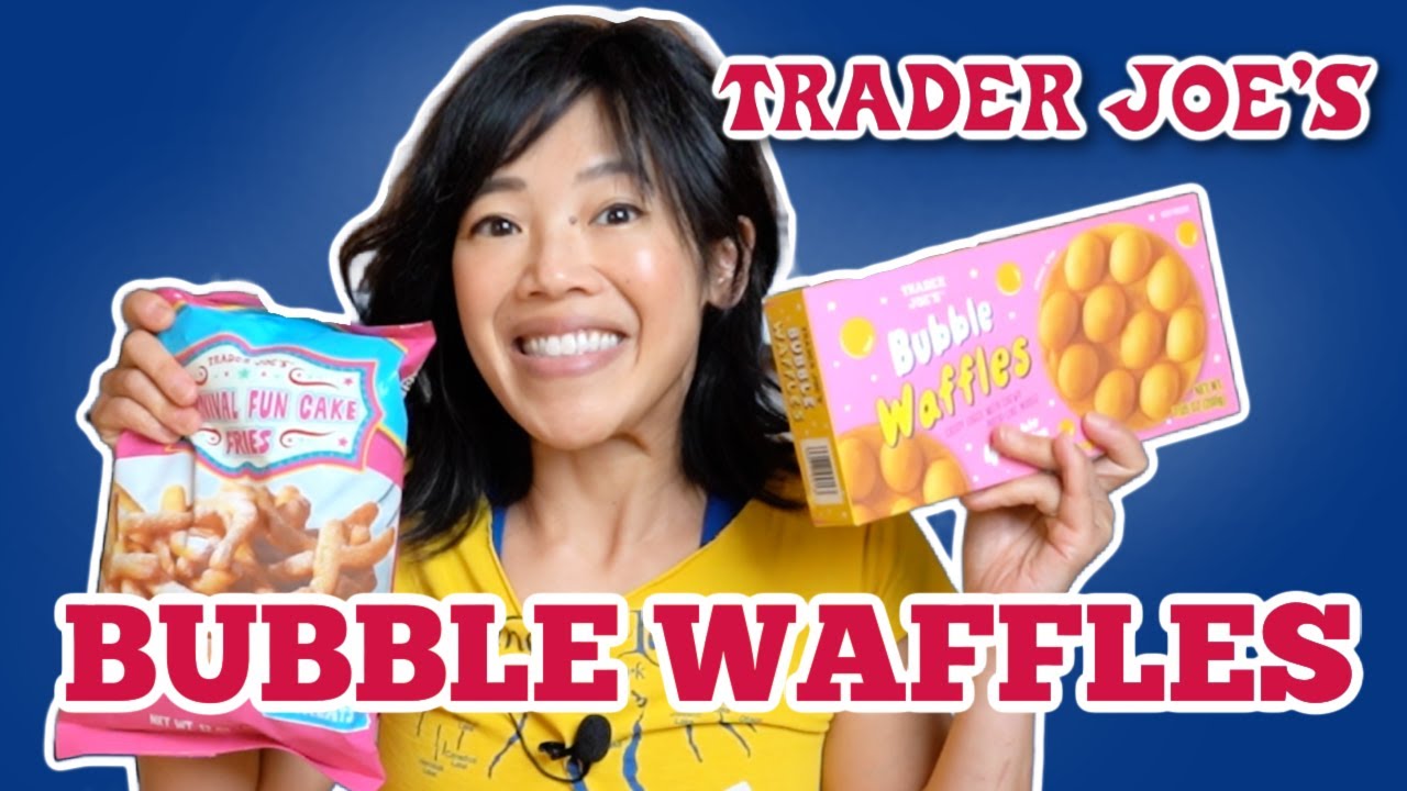 Trader Joe's Frozen Food Haul -  Are Bubble Waffles Good?