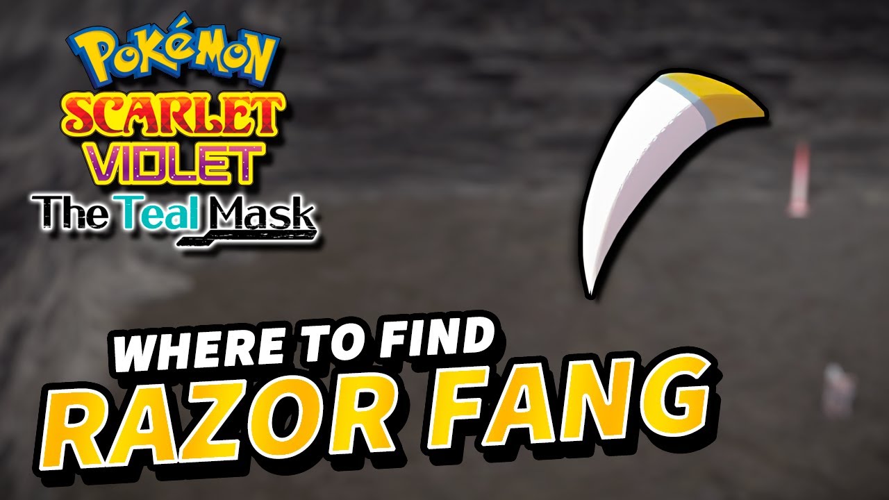 Pokemon Scarlet & Violet How to get RAZOR FANG (Location) | The Teal Mask DLC