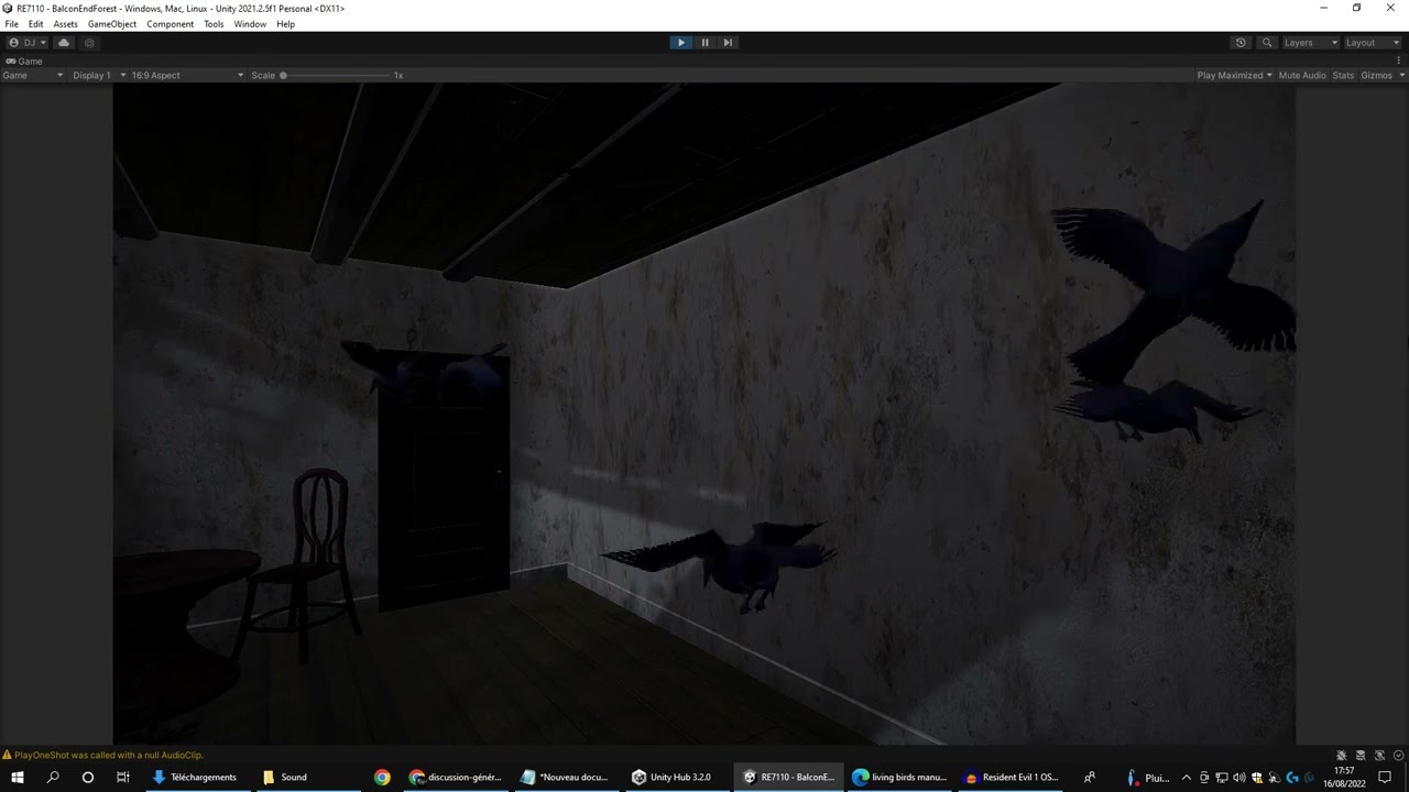 Resident Evil The Arklay Chronicles - East terrace test - Forest Balcony