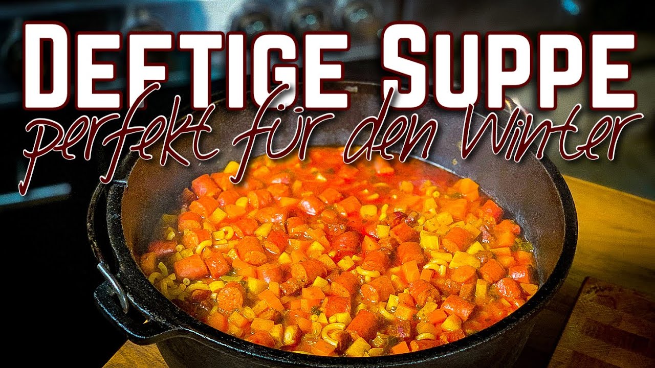 Deftige Suppe aus dem Dutch Oven - Perfektes Rezept für die kalten Tage #suppe #dutchoven #rezepte