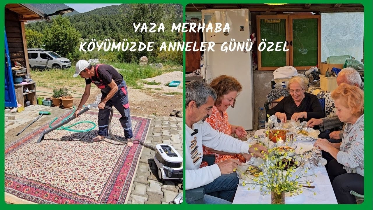 YAYLA KÖYÜMÜZDE YAZ HAZIRLIĞI YENİ MAKİNEYLE BAŞLADI- KÖY MUTFAĞIMIZDA MÜKELLEF BİR SOFRA HAZIRLADIK