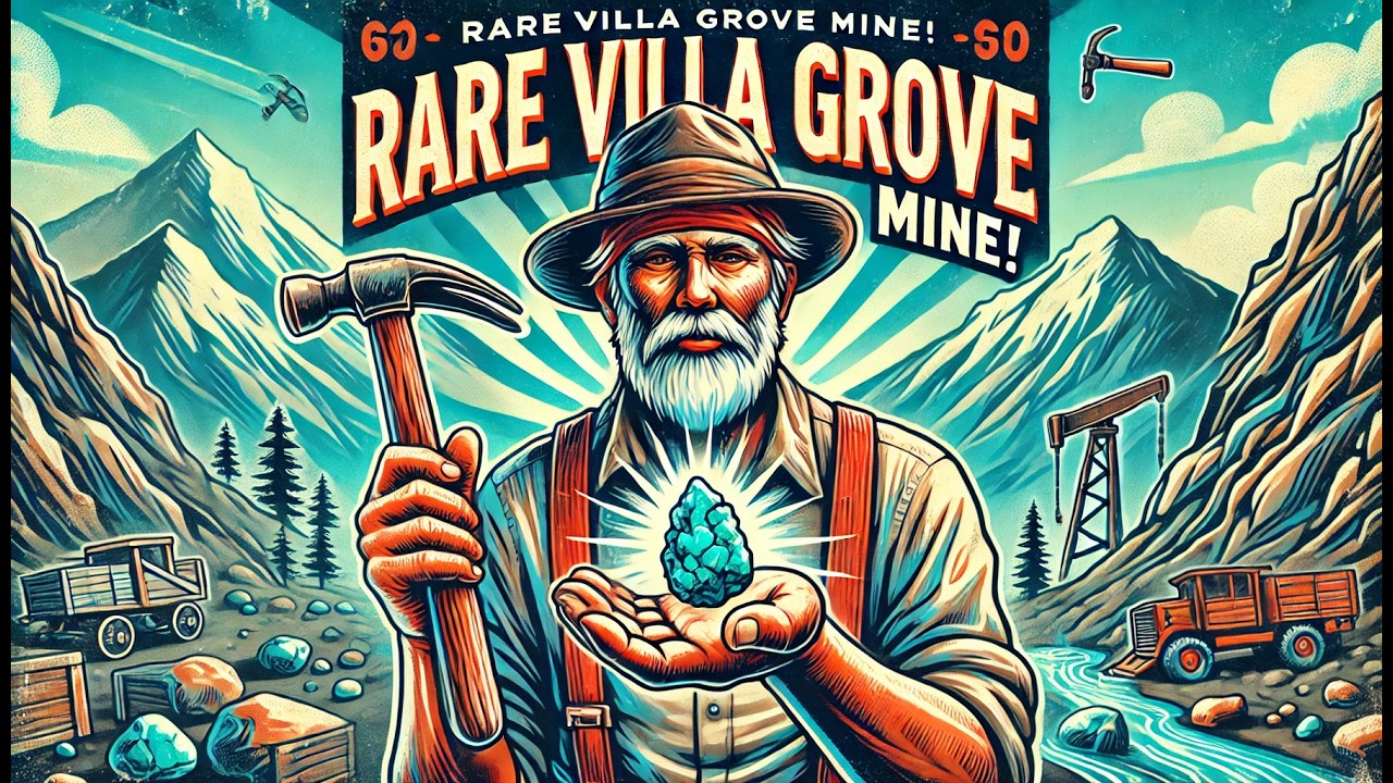 Uncovering Rare Turquoise at Villa Grove Mine!