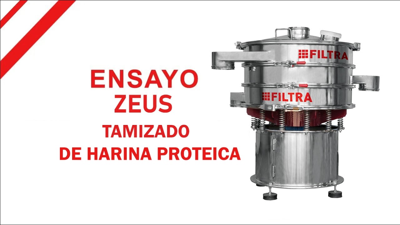 ZEUS FTI-0800 - TAMIZADO DE HARINA PROTEICA / PROTEIN FLOUR SIEVING | Filtra Vibración