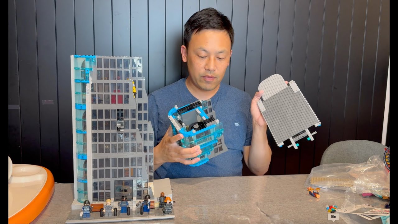 Day 7 Building the LEGO Marvel 76269 Avengers Tower!!!