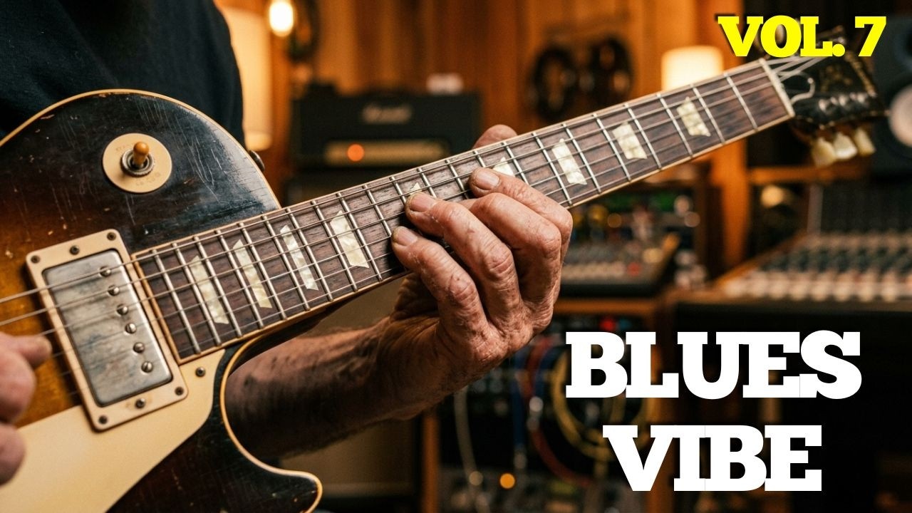Blues Vibe Vol.7 | Blues Instrumental - Lonely Road Blues Instrumental Night Mood 