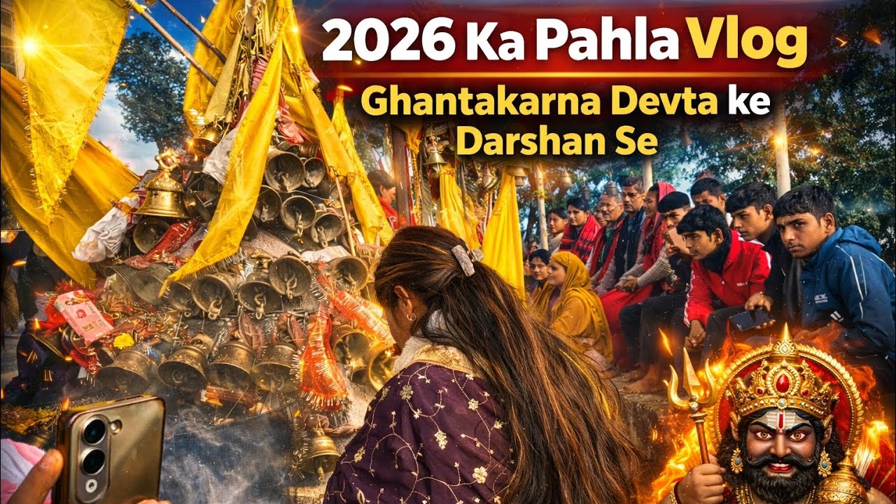 2026 Ka Pahla Vlog Ghantakarna Devta (Ghandyal) Ke Darshan Se Suru ll Prerna Anjwal Vlog