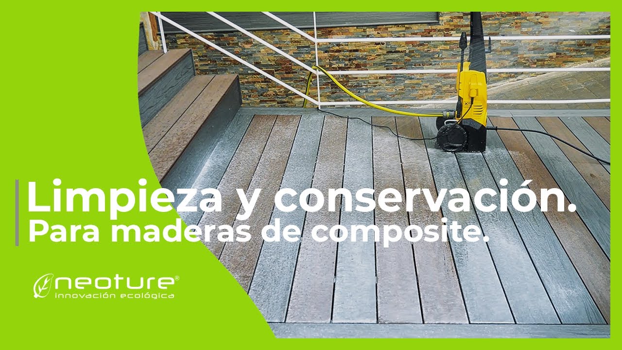 ⭐️ LIMPIEZA Y CONSERVACI&Oacute;N de madera composite ✅ en terrazas, jardines y patios⭐️