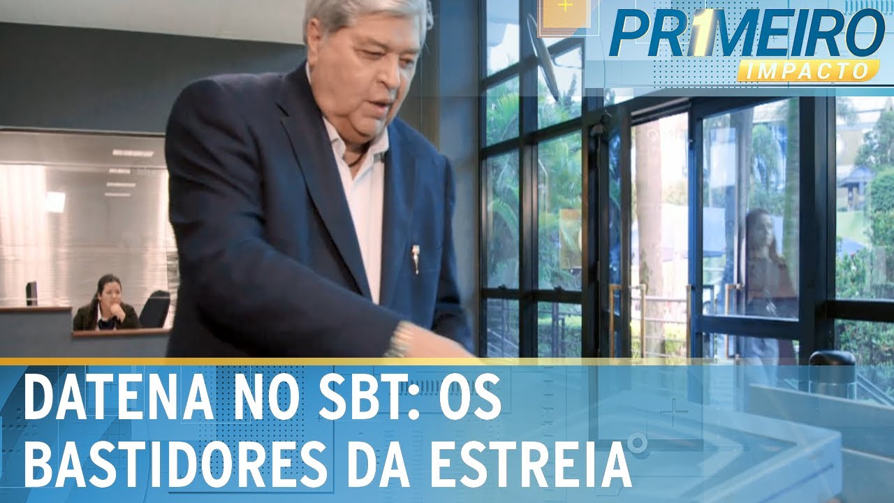 Datena no SBT: os bastidores da estreia do apresentador no “Tá na Hora” |Primeiro Impacto (10/12/24)