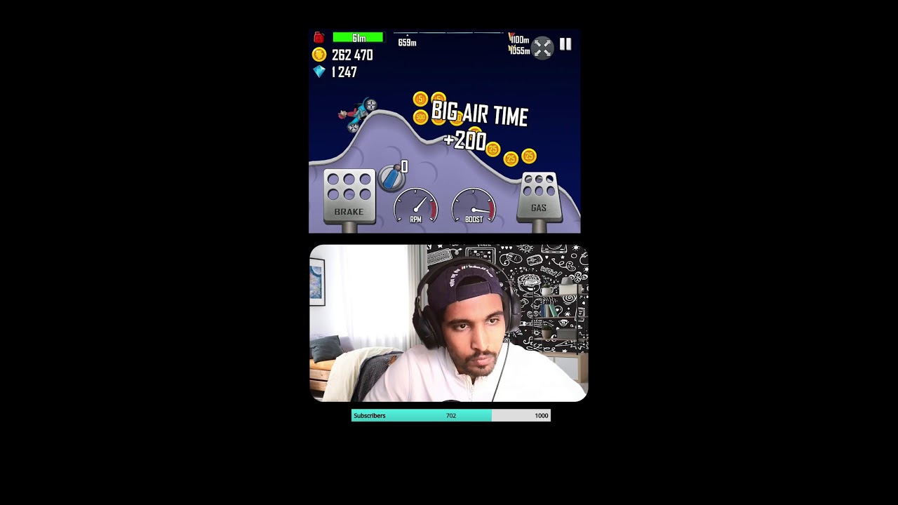 Hill climb racing world record run #hcr #hillclimbracing #viral #shorts