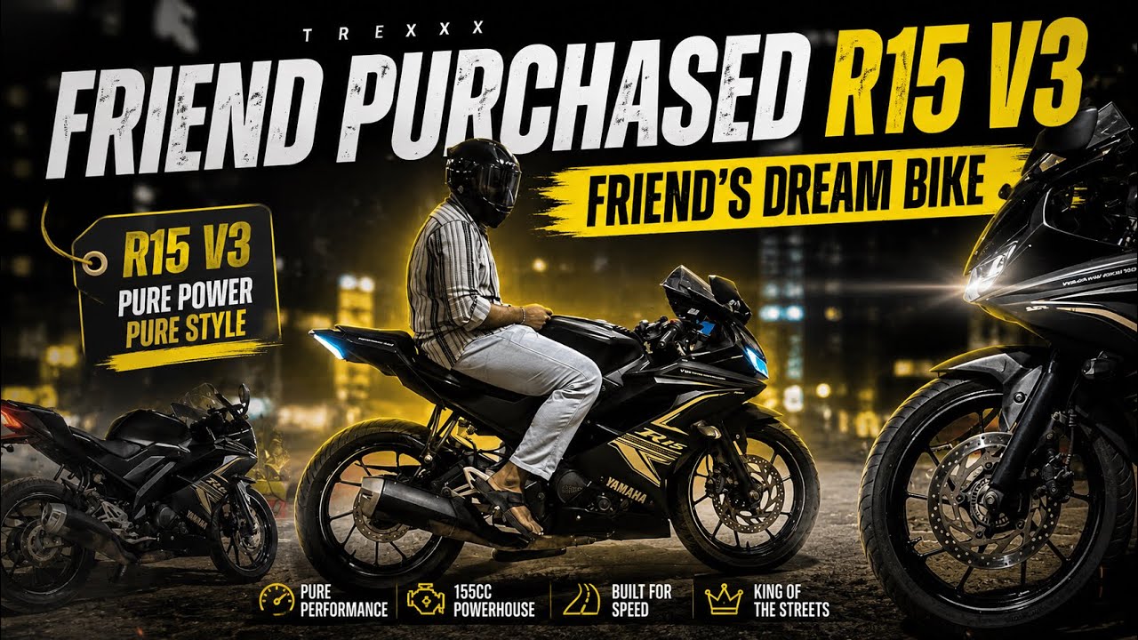 Friend Purchased R15 V3 😍|Friend’s Dream Bike