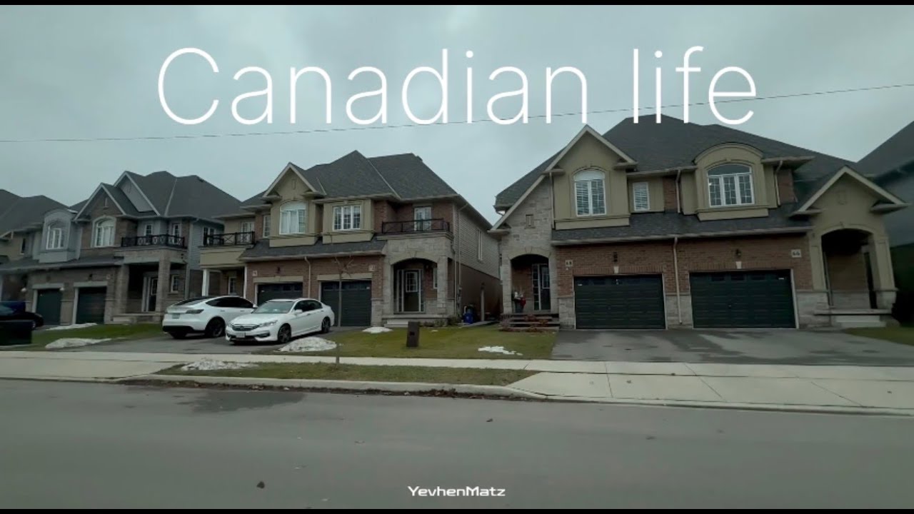 Canadian life. Ontario Hamilton 4K