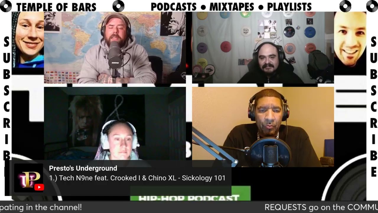 TECH N9NE ft  CROOKED I & CHINO XL Sickology 101 TOB REACTION CLIP