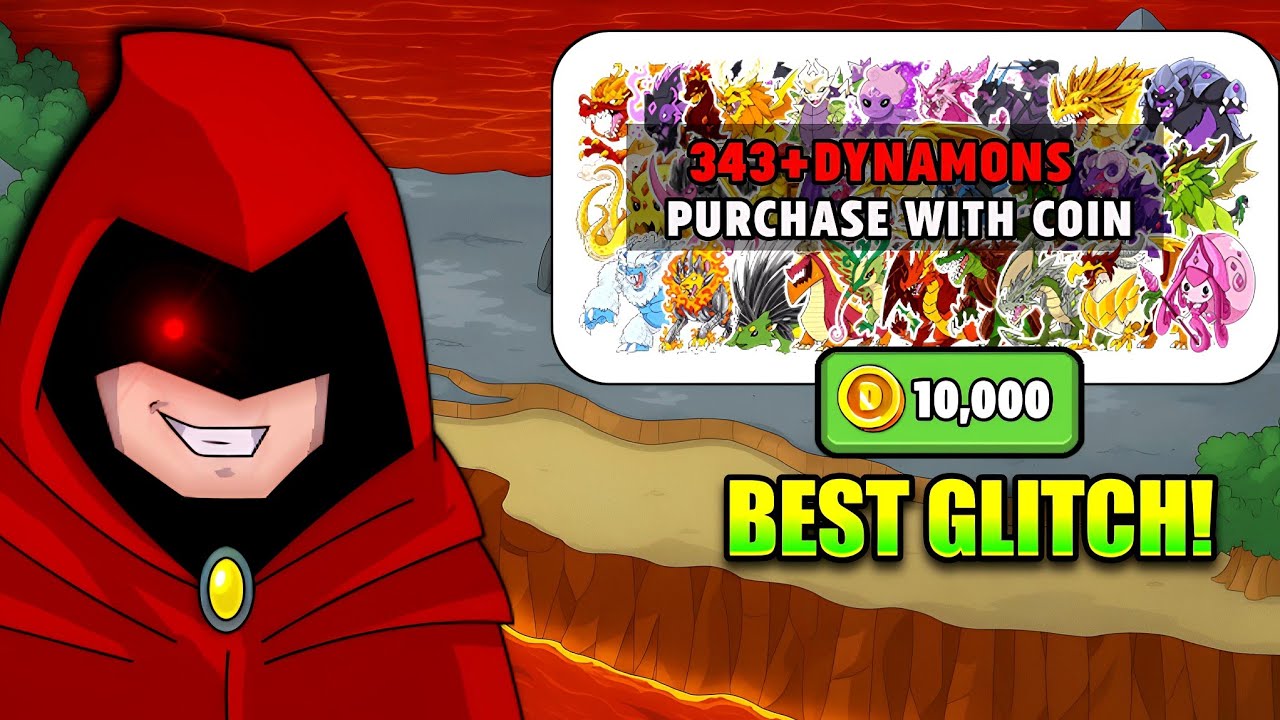 Most Rare Glitch of Dynamons world 😱🔥||#dynamonsworld#glitch
