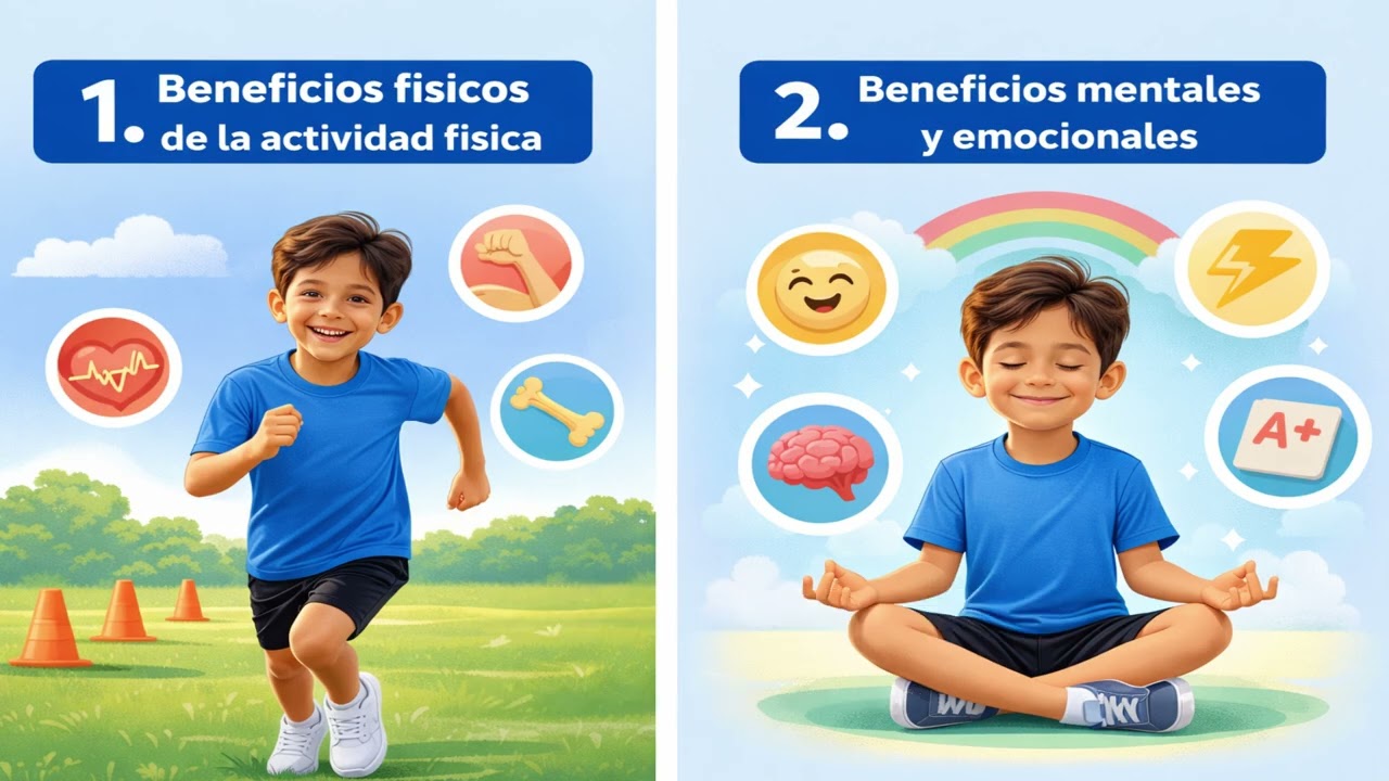 La Importancia de la Actividad Física en los Niños. Beneficios que Todo Padre Debe Conocer
