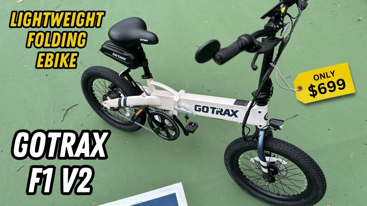 GoTrax F1 V2 Lightweight Folding Ebike $699