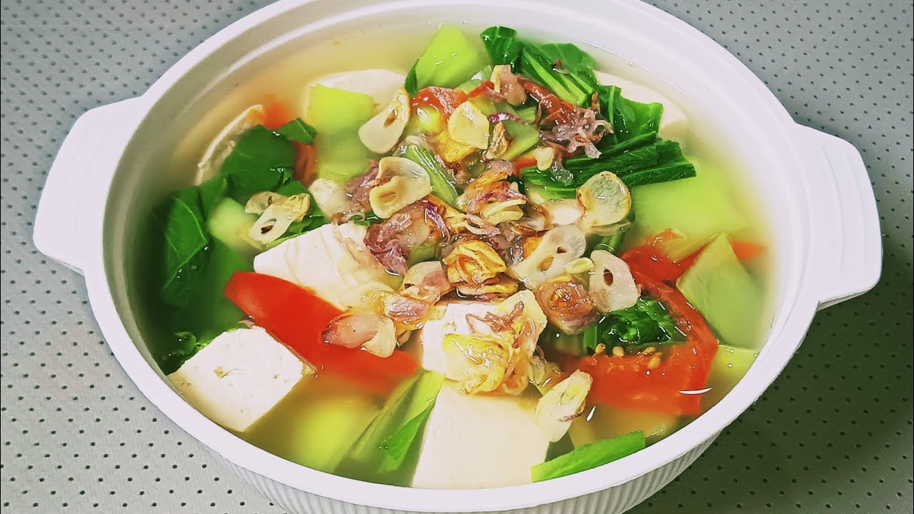 PAKCOY TAHU KUAH BENING || Enak Simpel Dan Bikin Nagih