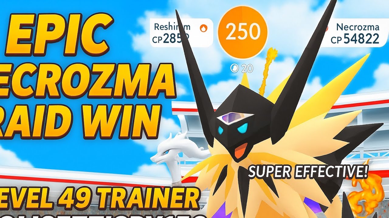 Level 49 Trainer Bolisettispy150 Defeats Necrozma Raid in Pokémon GO | Epic PGSharp Battle Gameplay 
