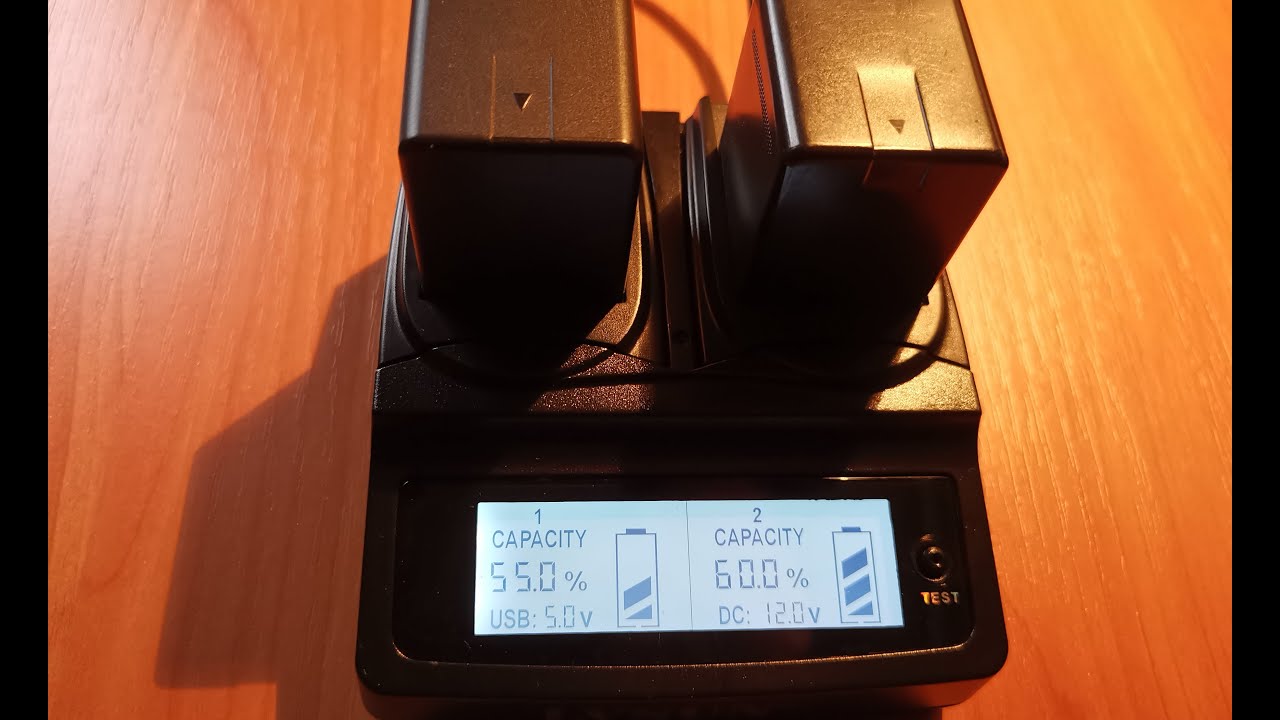 LVSUN LS-PC201 DUAL CHARGER - зарядное устройство для аккумуляторов Panasonic VBN-130, VBN-260.