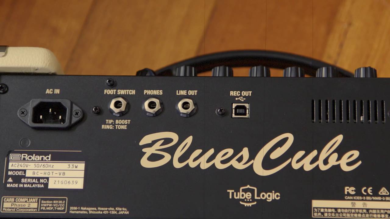 Roland: BLUES CUBE HOT 30W Tube Logic Combo Amp - Tele Demo