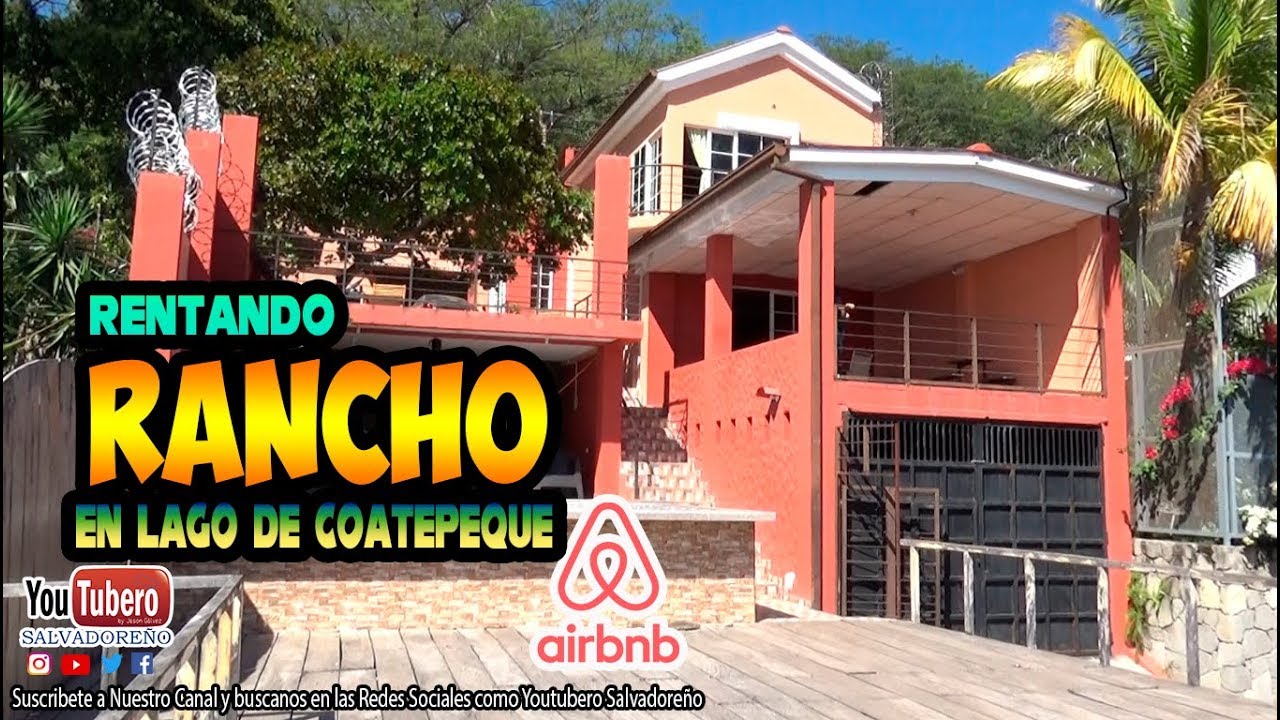 Airbnb Rancho Chanell en lago de Coatepeque | El Salvador