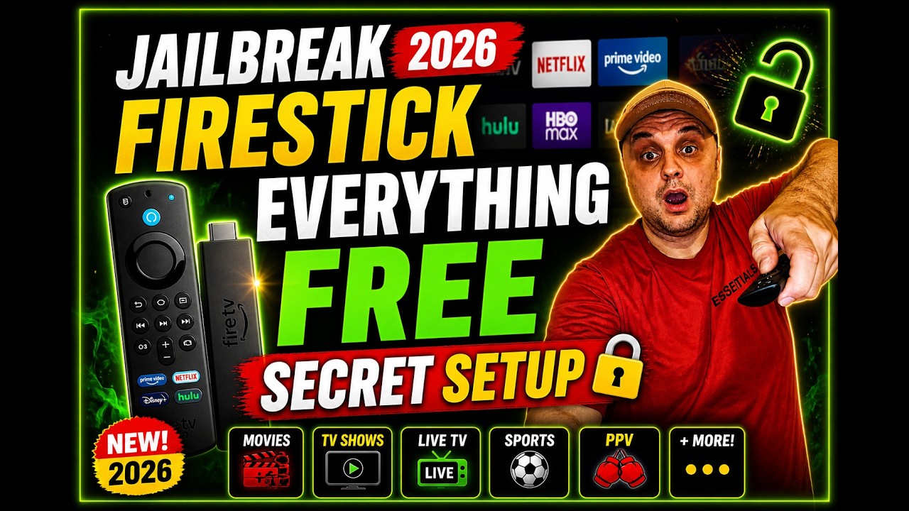 Jailbreak Firestick 2026 😳 Everything FREE in Minutes (Secret Setup)