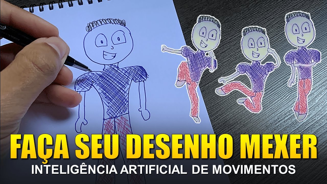 FAÇA SEU DESENHO SE MEXER COM INTELIGÊNCIA ARTIFICIAL