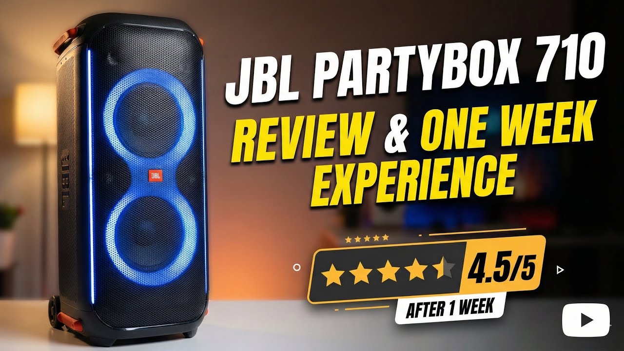 JBL PartyBox 710 Review After One Week – Insane Bass or Overhyped?