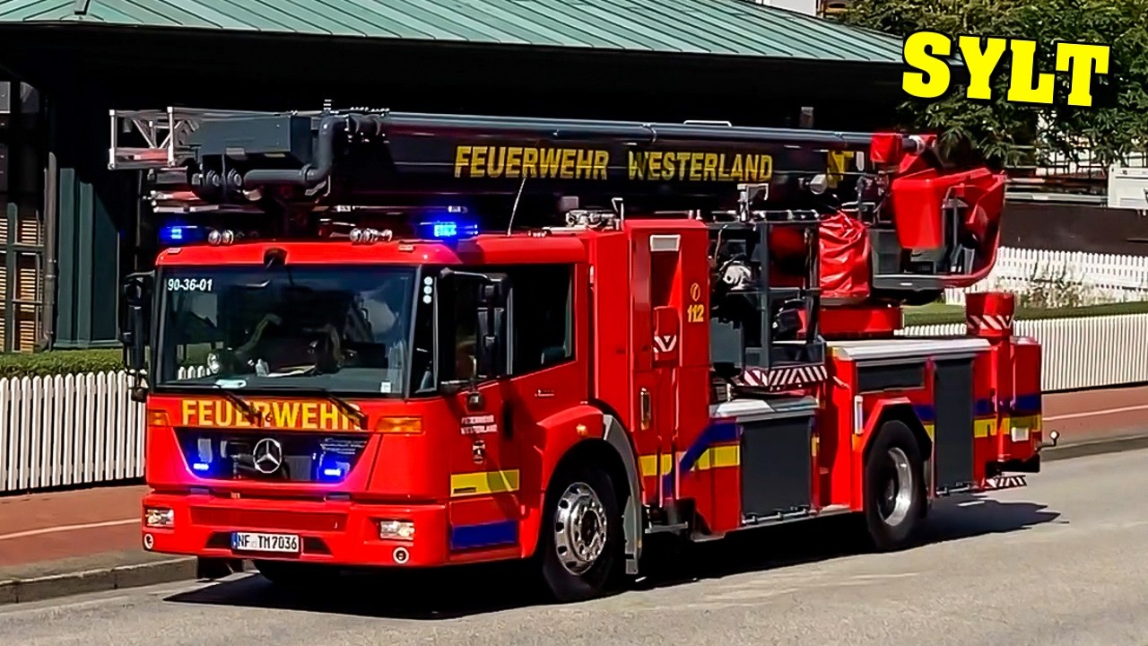 [BLAULICHT SYLT] - Einsatzfahrten FEUERWEHR, Rettungsdienst, Polizei | Großbrand, Strandrettung uvm.