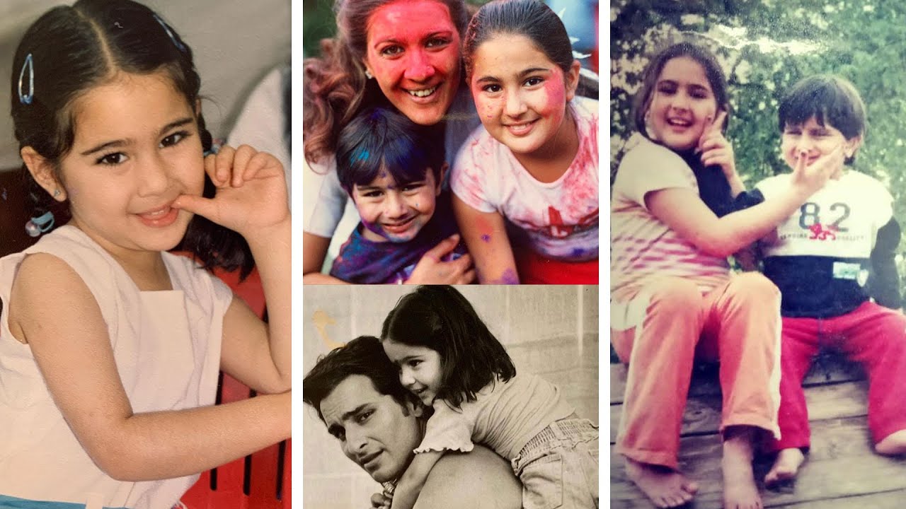 Sara Ali Khan & Ibrahim Ali Khan CUTE Childhood Pics Prove They Were Born To Be Stars, CHECK OUT